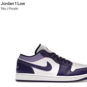 Jordan 1 Low Sky J Purple Style ID: 553558-515 US M 8.5